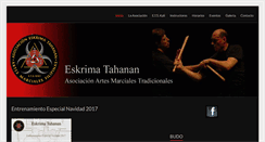 Desktop Screenshot of eskrimatahanan.com