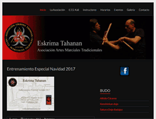 Tablet Screenshot of eskrimatahanan.com